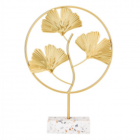 Металическая статуэтка Lefard Ramo con Foglie 30х20 см Золотистый (AL186602)