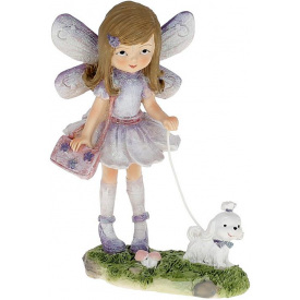 Фигурка интерьерная Baby Fairy with Dog 10x7x13 см Bona DP118194