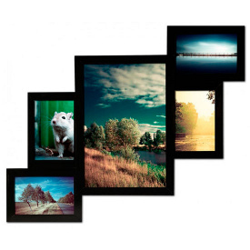 Фотоколлаж Black Rokk на 5 фотографий из дерева Sabefet T-FX30269