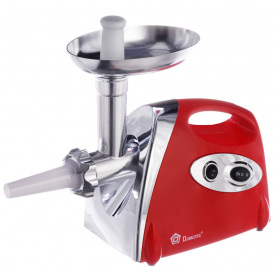 Электрическая мясорубка Domotec MS-2019 с соковыжималкой 2800W Red (3_01296)