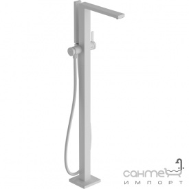 Смеситель для ванны напольный Hansgrohe Tecturis E 73445700 матовый белый