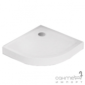 Полукруглый акриловый душевой поддон Radaway Lupo A Compact 900x900 LUA9090115-05 белый