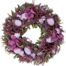 Декоративный венок подвесной Lavender Ø36cm Bona DP118243