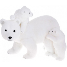 Интерьерная новогодняя игрушка Мишки с мамой 43 см Bona DP114234