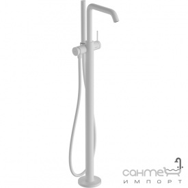 Смеситель для ванны напольный Hansgrohe Tecturis S 73440700 матовый белый