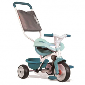 Детский велосипед металлический Smoby OL82814 Bee Movie Comfort 3в1 Blue