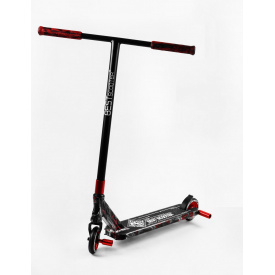 Самокат трюковый Best Scooter HIC-система пеги алюминиевый диск и дека принт Skulls and red hands 100 кг Разноцветный (105673)