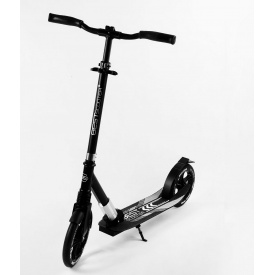 Самокат двухколесный складной амортизатор Best Scooter PU колеса 100 кг Black (105587)