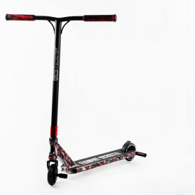 Самокат трюковый Best Scooter HIC-система пеги алюминиевый диск и дека принт Skull biker 100 кг Разноцветный (105678)