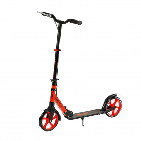 Самокат двухколесный Skyper Sirius колеса PU 200 мм 1 амортизатор ручной тормоз black and red (134357)