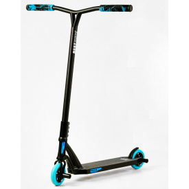 Самокат трюковый Best Scooter FEAR SCS система пеги алюминиевый диск и дека колёса PU 100 кг Black and blue (112900)