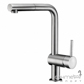 Смеситель для кухни с вытяжным изливом Imprese Pivot LT f03408502LT нержавеющая сталь