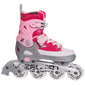 Роликовые коньки раздвижные Zelart Z-2917 р-р XS 29-32 Розовый
