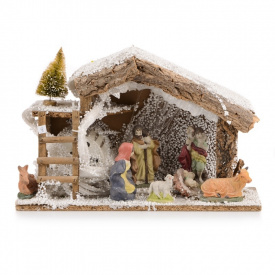 Настольная лампа барокко декоративная Brille 60W TL-157 Коричневый