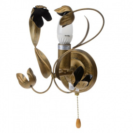 Бра с выключателем Классическое Brille 60W BL-086 Золотистый