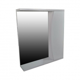 Пластиковое зеркало The MIX Волна 55 см Белый