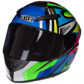 Мотошлем RXR M-666 L(58-61) Разноцветный