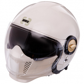 Мотошлем QKE M-8511 L 58-61 белый