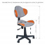 Детское компьютерное кресло FunDesk LST3 Orange-Grey Лозова