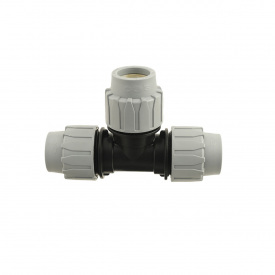 Тройник зажимной ПНД COS 50мм