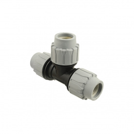 Тройник зажимной ПНД COS 20мм