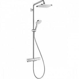 Душевая система Hansgrohe Croma E Showerpipe 280 1jet EcoSmart с термостатом, хром (27660000)