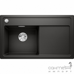 Гранитная кухонная мойка на одну чашу с сушкой Blanco Zenar 45S Silgranit PuraDur 523861 кофе, чаша слева Конотоп