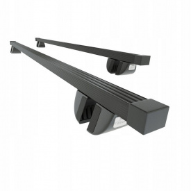 Автобагажник на рейлинги MITSUBISHI Pajero Sport, SUV 2000-2006 Amos Futura str 1.3