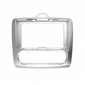Переходная рамка Lesko для автомобилей Ford Focus 2004-2008 FR 087N Auto AC Серебристый (6513-22633)