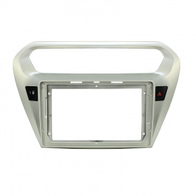 Переходная рамка Lesko для Peugeot 301 2012-2016/Citroen Elysee 14-17 (TK 0070) 9" Серый