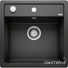 Гранитная кухонная мойка Blanco Dalago 5-F Silgranit 527245 вулканический серый