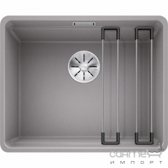 Прямоугольная кухонная мойка на одну чашу Blanco Etagon 500-F Silgranit 526346 белый Лубны