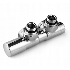 Вентиль ручной Vario Term TWINS 50 mm, Chrome (правый) Покровск