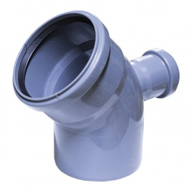 Колено внутреннее ф110мм x50мм x45° (назад)