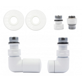Комплект вентилей VISION, White mat