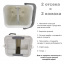 Комплект для уборки 2в1 Cleaning Kit швабра Лентяйка со складной ручкой и ведро с автоматическим отжимом Київ