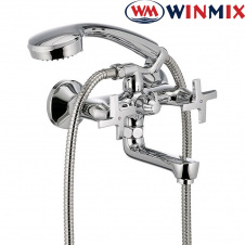 Смеситель для ванны короткий нос Winmix Premium Galaxy Euro (Chr-142), Польша 1
