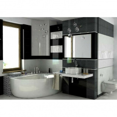 Плитка настенная CERAMIKA COLOR CCR37-1 Black 250x750x9 мм Киев
