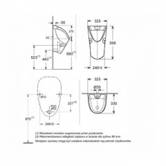 Писсуар ROCA Chik А35945N000 Хмельницький