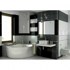 Плитка настенная CERAMIKA COLOR CCR31-1 White Onda RECT 250x750x9 мм Київ