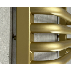 Рушникосушка електрична Terma ALEX 760x500 Brass, з ТЕНом MOA Іршава