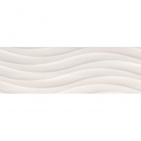 Плитка настенная CERAMIKA COLOR Living Cream Wave RECT 250x750 мм