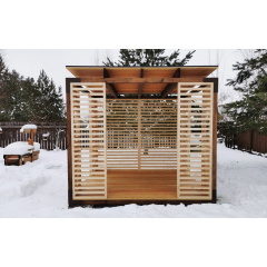 Современная недорогая беседка 3,0х3,0м Modern Gazebo 05 от производителя Thermowood Production Черкаси