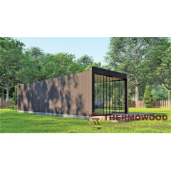 Беседка с панорамным остеклением 10,3х3,5м Modern Gazebo 016 Thermowood Production Хуст