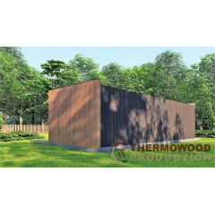 Беседка с панорамным остеклением 10,3х3,5м Modern Gazebo 016 Thermowood Production Хуст