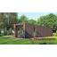 Современная беседка 10,3х3,5м с панорамным остеклением Modern Gazebo 018 Thermowood Production Харьков