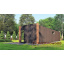 Беседка современная Modern Gazebo 014 с раздвижными панорамными окнами 12,0х3,5м Thermowood Production Київ