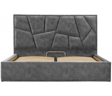 Кровать Richman Двуспальная Mega Comfort 180 x 200 см Bolzano Dk Grey Темно-серый