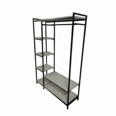 Открытый шкаф для одежды GoodsMetall в стиле Лофт 1800х1200х400мм ВШ100 Южноукраинск