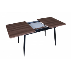 Стол Max's furniture Денвер 75х120/160х75 см Вишня + Черный Черноморск